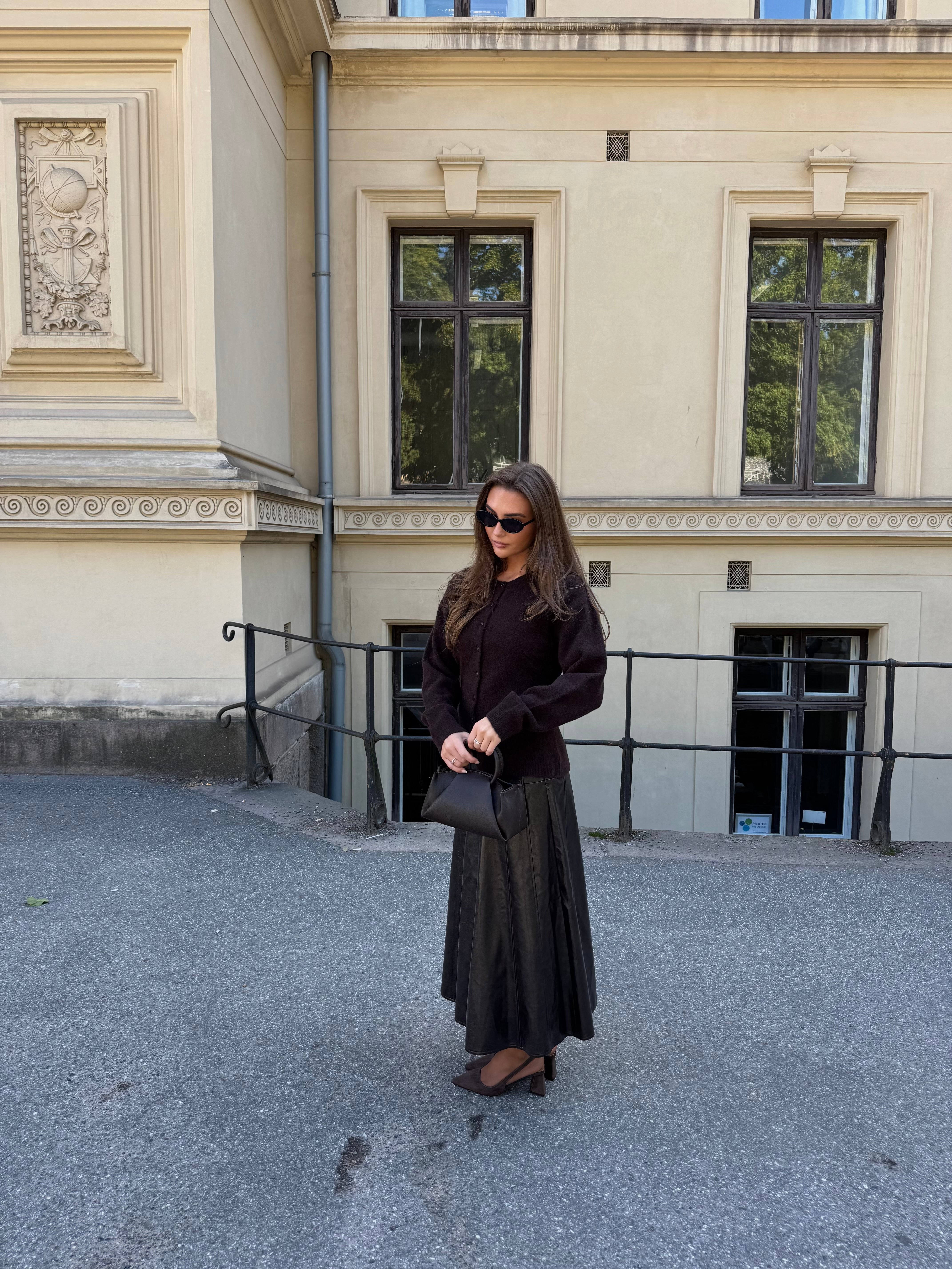 VMDASH COATED SKIRT - Chocolate Torte